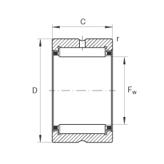 LS RNA4822,  DIN 617/ISO 1206 ˜ʣߴϵ 48