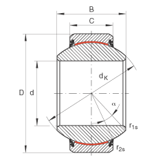 PS GE45-FW-2RS,  DIN ISO 12 240-1 ˜, Soɂȴܷ
