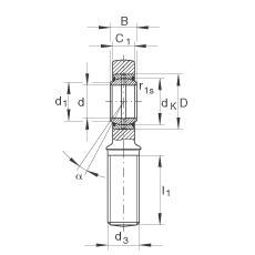 US GAR80-DO-2RS,  DIN ISO 12 240-4 ˜ʣݼySoɂȴܷ