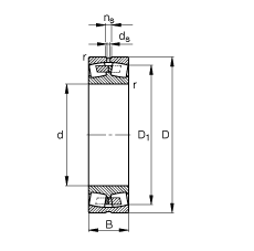 {ĝLS 22252-B-MB,  DIN 635-2 ˜ʵҪߴ