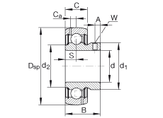 S GAY100-NPP-B-AS2/V, Ȧ ƽ^ᔶλɂ P ܷ⣬ ABMA 15 - 1991Ӣ